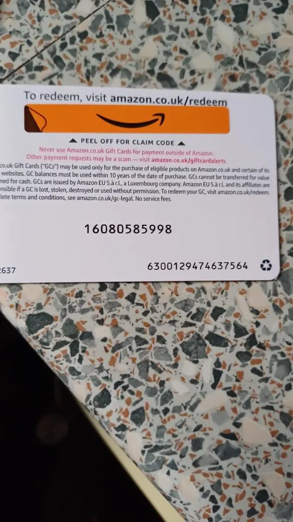 how much is 50 pounds amazon gift card in naira